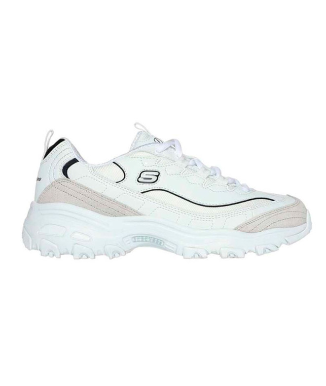 Chaussures Skechers D'Lites Femme Blanc