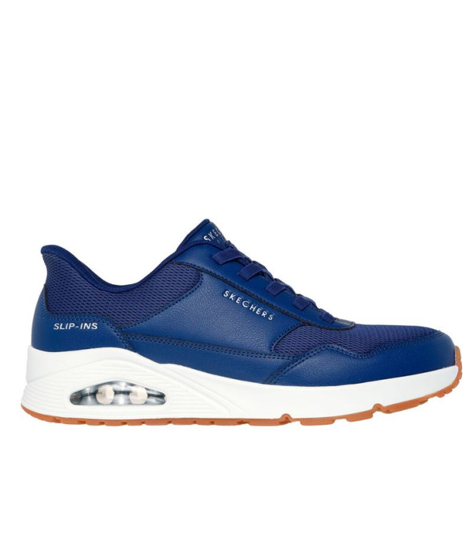 Chaussures Skechers Uno - Banksia Homme Bleu...