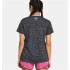 T-shirt de Fitness Under Armour Tech SSC- Twist Femme Noir