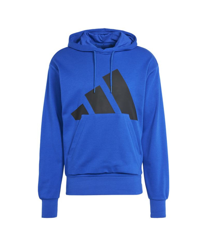 Sweat adidas Bl French Terry Hd Homme Bleu/Noir