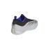 Chaussures de Basket-ball adidas Dame 9 Argent métallisé / Noir noyau / Bleu brillant