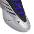 Chaussures de Basket-ball adidas Dame 9 Argent métallisé / Noir noyau / Bleu brillant