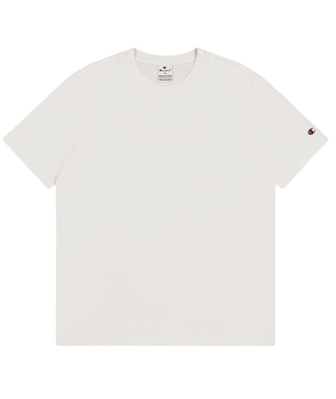 Chemise Champion SS Homme Blanc Perle