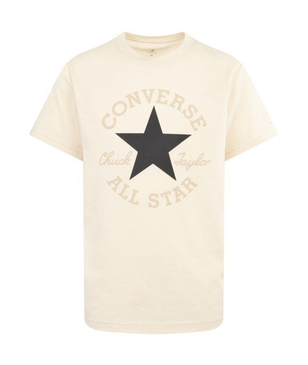 T-shirt Converse Dissected Chuck Patch Enfant Ivoire Naturel
