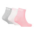 Chaussettes Puma Enfant Gris/Blanc/rose Pack