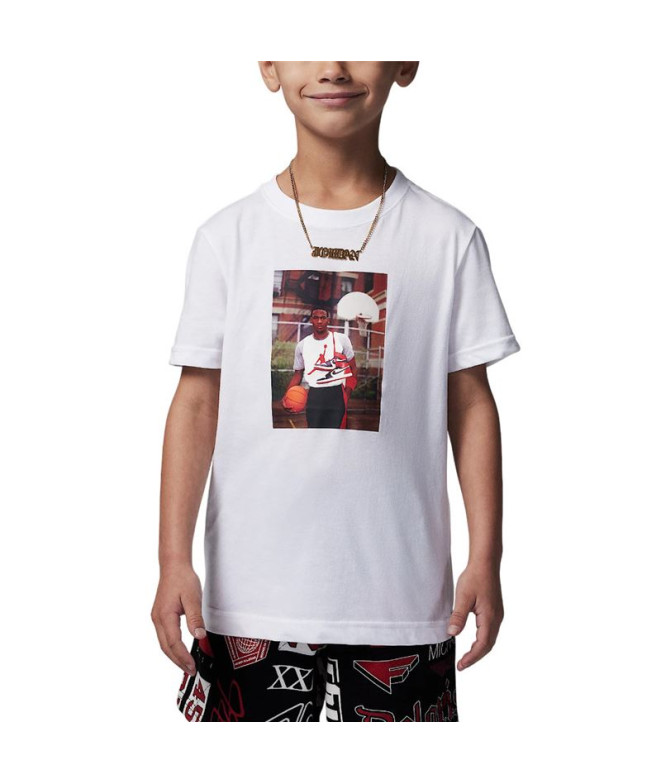 Sweat Jordan Jdb Mj Brand Photo Ss Crew Enfant...