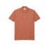Polo Lacoste Chemise Col Bord-Côtes Manches Courtes Homme Terracota Marron