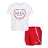 Ensemble Nike Nkg Game Swoosh Match Solid Se Enfant Rouge Blanc