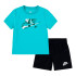 Ensemble Nike Nkb B Nsw Otl Ft Short Set Enfant Noir Vert