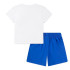 Ensemble Nike Nkb B Nsw On The Move Jrsy Set Enfant Bleu Blanc