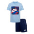 T-shirt Nike Nkn Club Express Ss Tee Short Enfant Marine