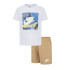 T-shirt Nike Nkn Club Express Ss Tee Short Enfant Beige Blanc