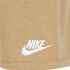 T-shirt Nike Nkn Club Express Ss Tee Short Enfant Beige Blanc