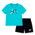 Ensemble Nike Nkb B Nsw Otl Ft Turquoise Noir