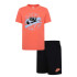 Pantalons Nike Nsw On The Move Jrsy Set Enfant Noir