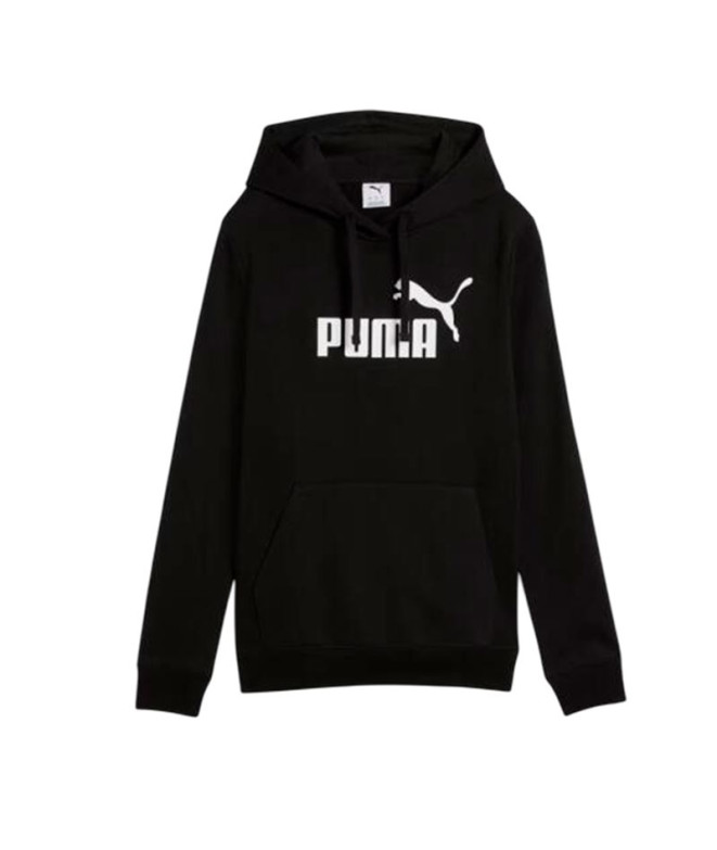 Sweat Puma Essentials No. 1 Logo Hoodi, Noir Femme