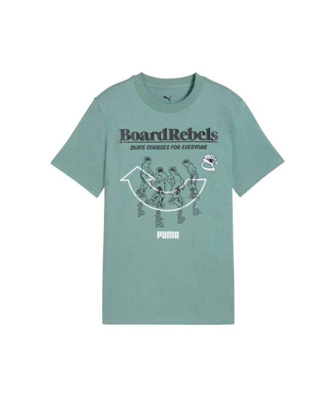 T-shirt Puma Mid90S Graphic Tee I, Lune Verte...