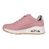 Chaussures Skechers Uno Rose Durabuck , Ros Femme