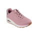 Chaussures Skechers Uno Rose Durabuck , Ros Femme