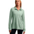 T-shirt de Fitness Under Armour Tech 1/2 Zip- Twist Femme Vert