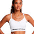 Brassiere de sport de Fitness Under Armour Vanish Seamless Low Femme Blanc