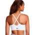 Brassiere de sport de Fitness Under Armour Vanish Seamless Low Femme Blanc