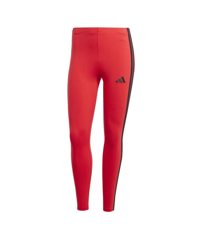 Collants adidas 3 Bandas Sj Femme Rubpur/Noir