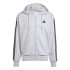 Sweat adidas 3 Bandes French Terry Fz Hd Homme Gris/Noir