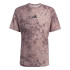 T-shirt de Fitness adidas Power Aop Homme Rose/Noir