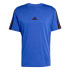 T-shirt adidas 3 Bandes Sj Homme Bleu/Noir