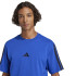 T-shirt adidas 3 Bandes Sj Homme Bleu/Noir