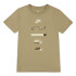 T-shirt Nike Nike Brandmark Stack Enfant Beige