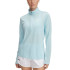 T-shirt de Fitness Under Armour Tech 1/2 Zip- Twist Femme Bleu