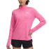 T-shirt de Fitness Under Armour Tech 1/2 Zip- Twist Femme Rose
