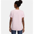 T-shirt à Manches Courtes de Fitness Under Armour Tech Ssc- Twist Femme Rose