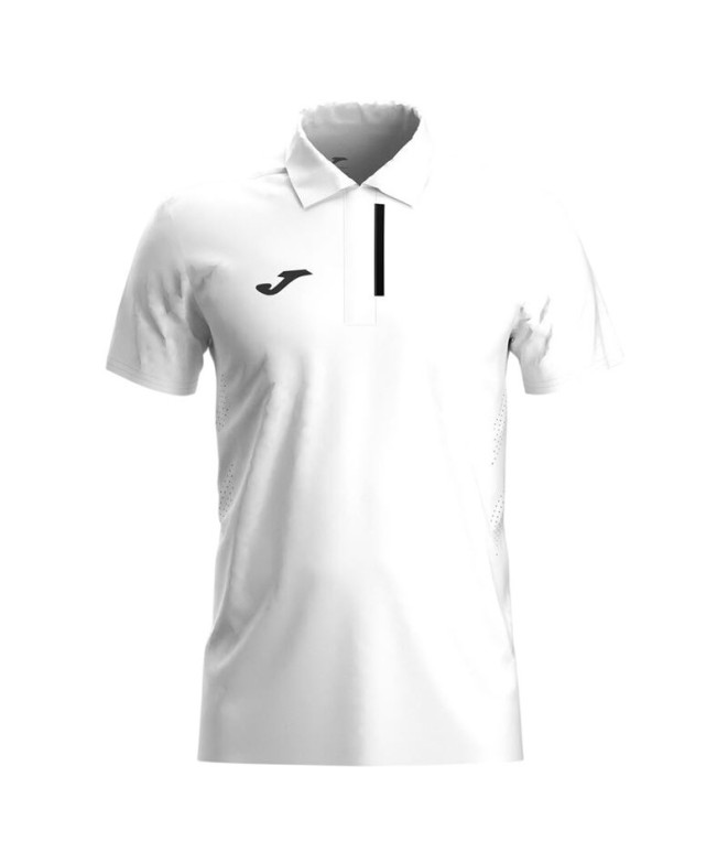 Polo de Tennis Joma Challenge Blanc Homme
