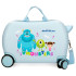 Valise Enfant Disney Abs Rolling 4W.(2 Multi.) 45Cm.Monsters Inc Boo Azul