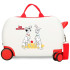 Valise Enfant Disney Abs Rolling 4W.(2 Multi.) 45Cm.Dalmatas Famille Blanc