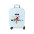 Trolley Disney Abs Valise 55Cm.4W.Disney 100 - Mickey Bonheur Turquoise Bleu
