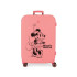 Trolley Disney Abs Valise 70Cm.4W.Disney 100- Minnie Bonheur Corail Rose