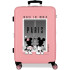 Trolley Disney Abs Valise 68Cm.4W. Minnie et Mickey Paris Nude Rose