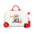 Valise Enfant Disney Abs Rolling 4W. 45Cm. Pinocchio & Little Sidekick Blanc