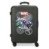 Trolley Marvel Abs 65Cm.4 Roues Avengers Heroes Noir