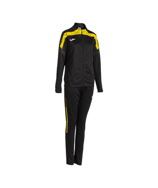 Survêtement Joma Championnat Viii Noir Jaune Femme