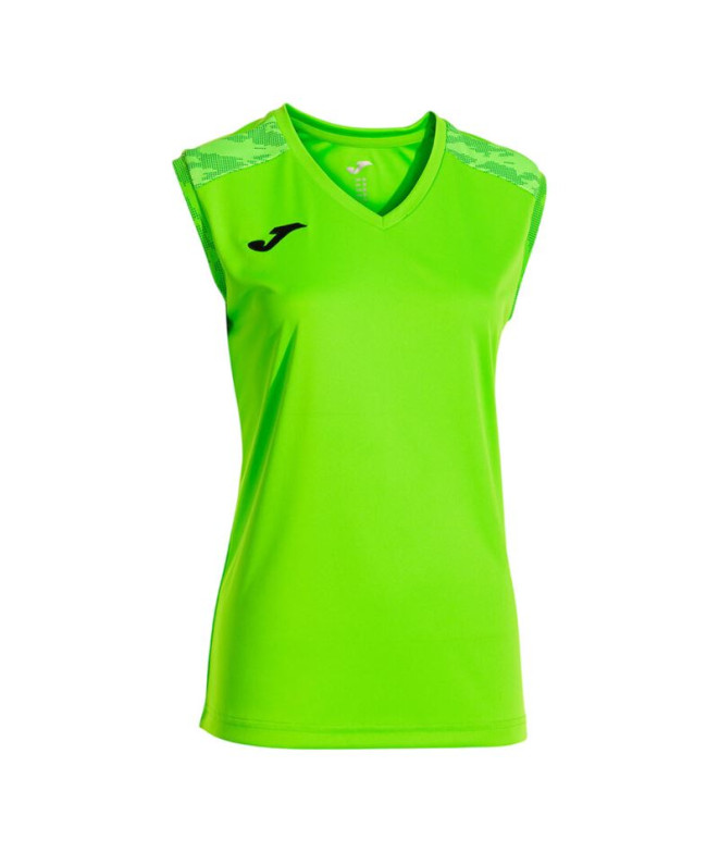 T-shirt Joma Champion Viii Vert Fluo Fille