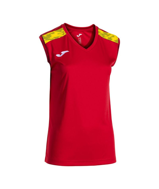 T-shirt Joma Champion Viii Rouge Jaune Femme