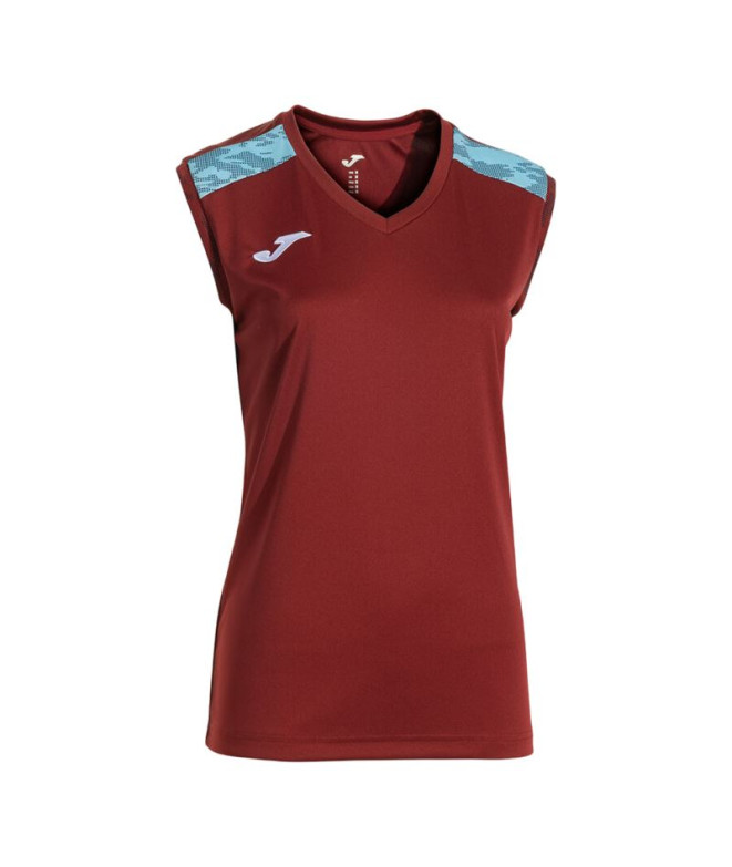 T-shirt Joma Champion Viii Burdeoceleste Fille