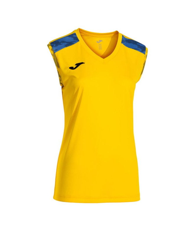 T-shirt Joma Championnat Viii Jaune Royal Femme