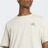 T-shirt adidas Essentials Single Embroidered Small Logo Homme Beige