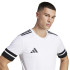 T-shirt de Football adidas Squadra25 Jsy Homme Blanc/Noir